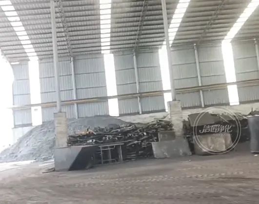 為陶瓷廠煤氣站安裝100+個(gè)高壓噴霧頭！Dejing的凈?除臭顯實(shí)力！