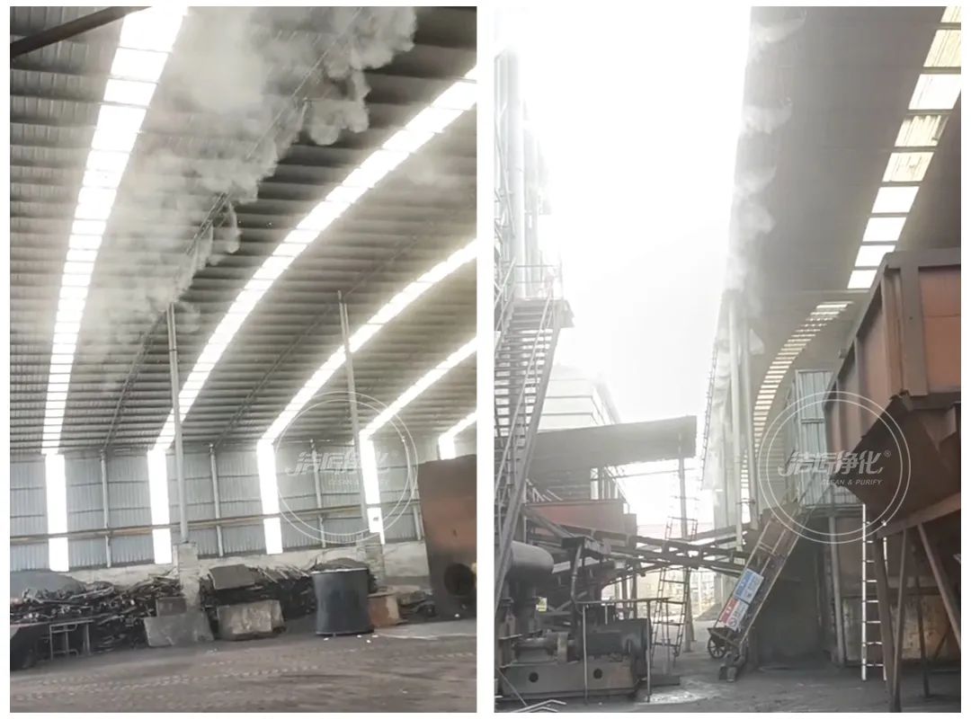 為陶瓷廠煤氣站安裝100+個高壓噴霧頭！Dejing的凈?除臭顯實力！.jpg